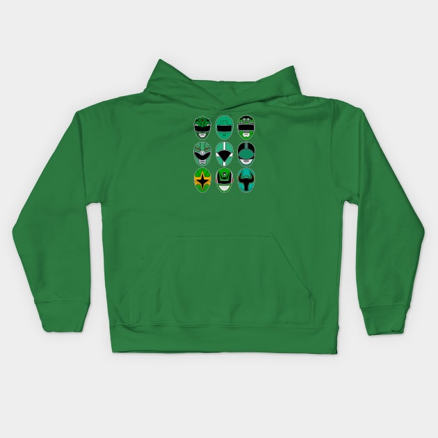 Forever Green Kids Hoodie by nickbeta